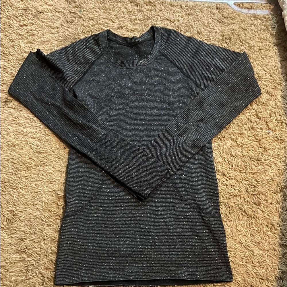 Lulu Sparked Black Long Sleeve